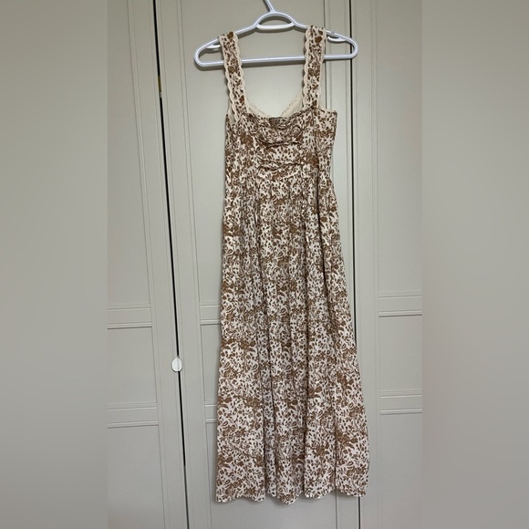 NWT American Eagle Sweetheart Corset Midi Dress - Picture 13 of 15